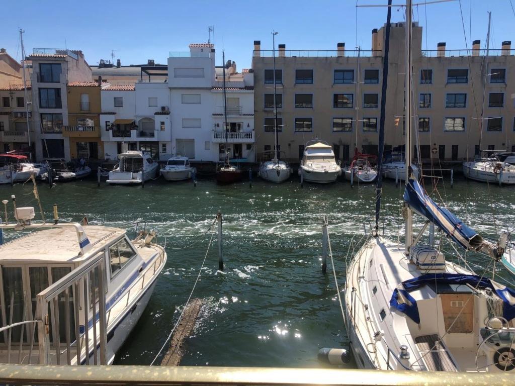 Port Ambar - Apartamento En La Marina De Empuriabrava - Balcon Con Vistas Al Canal - Playa - Wifi מראה חיצוני תמונה